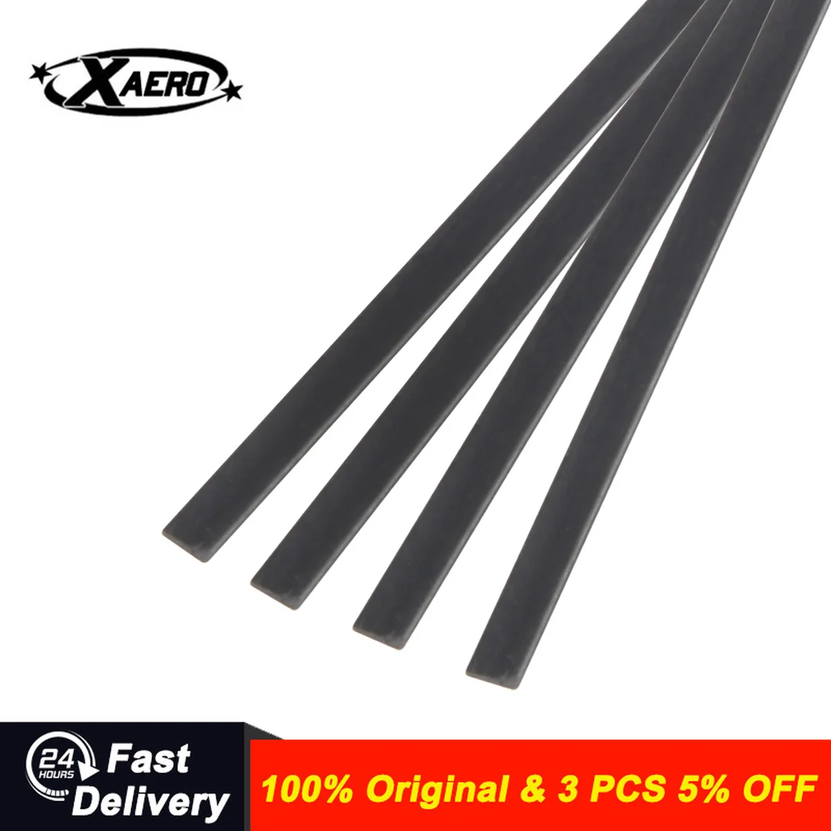 10Pcs 500mm Carbon Fiber Strips Light Weight Carbon Sheets For RC Model