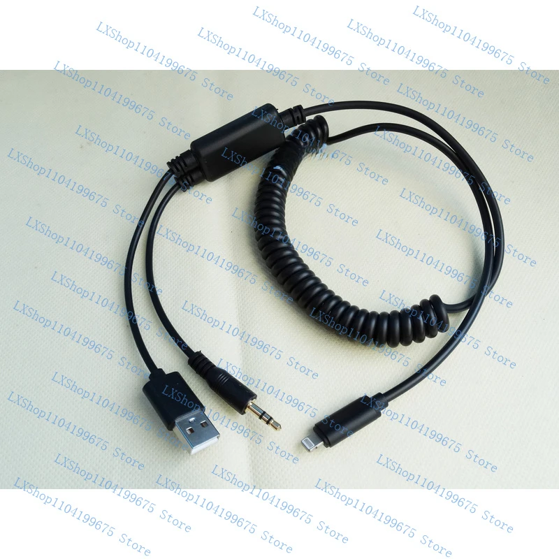 

Для iPHONE 14 13 12 11 X 8 7 Hyundai Kia AUX Кабель-адаптер 96125-2L00 ​ 0П8620