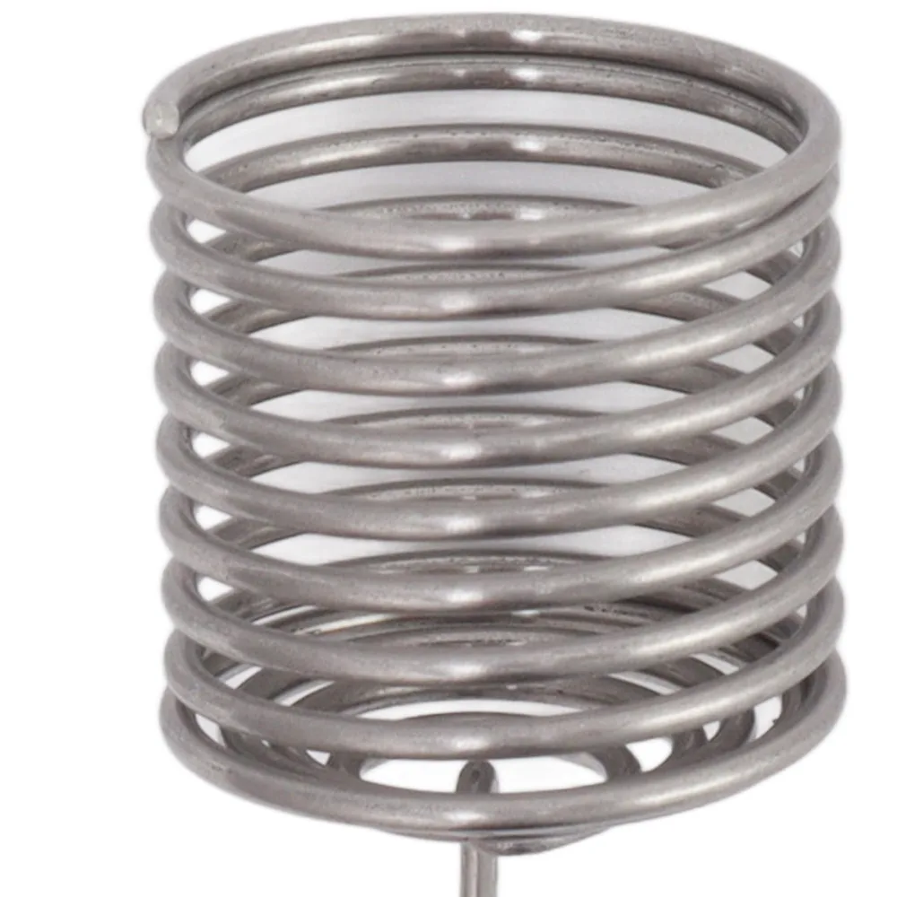 100PCS Stainless Steel Fertilizer Mesh Basket Mesh Design Column Shape Fertilizer Nutrition Box Slow Release Silver