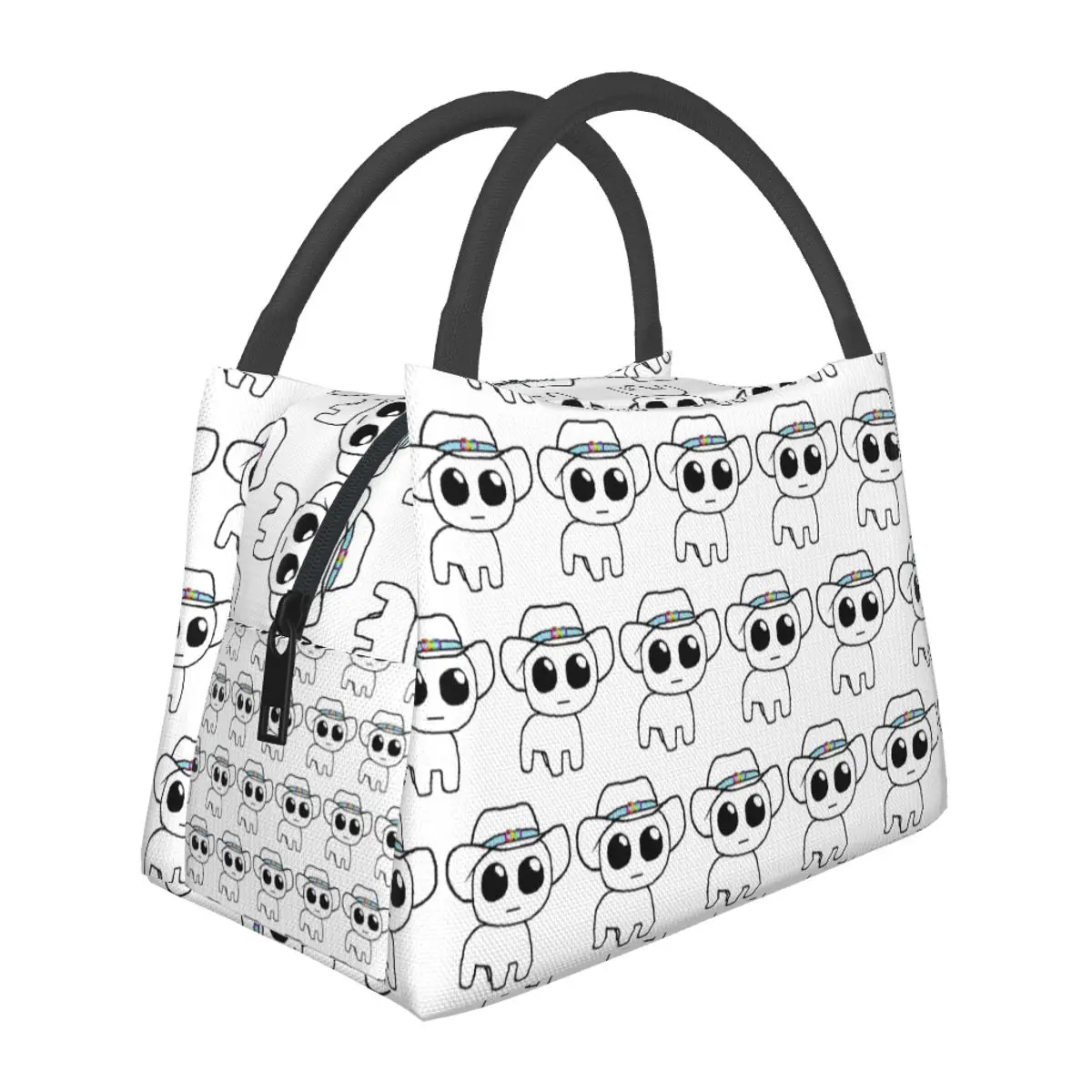 TBH Autism Creature Meme Yippee Lightweight Handheld Insulated Lunch Bag Large Capacity for Adults Students Travel Picnic