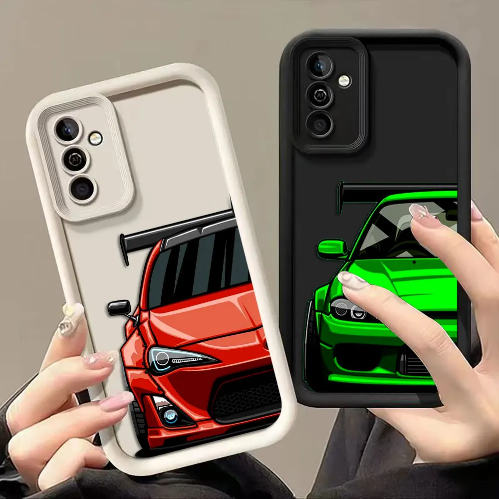 Tokyo JDM Drift Race Sports Cars Phone Case For Xiaomi POCO F8 F7 ULTRA F5 F4 F3 C40 M6 M7 X3 X4 GT X5 X6 X7 PRO Cover TPU Case