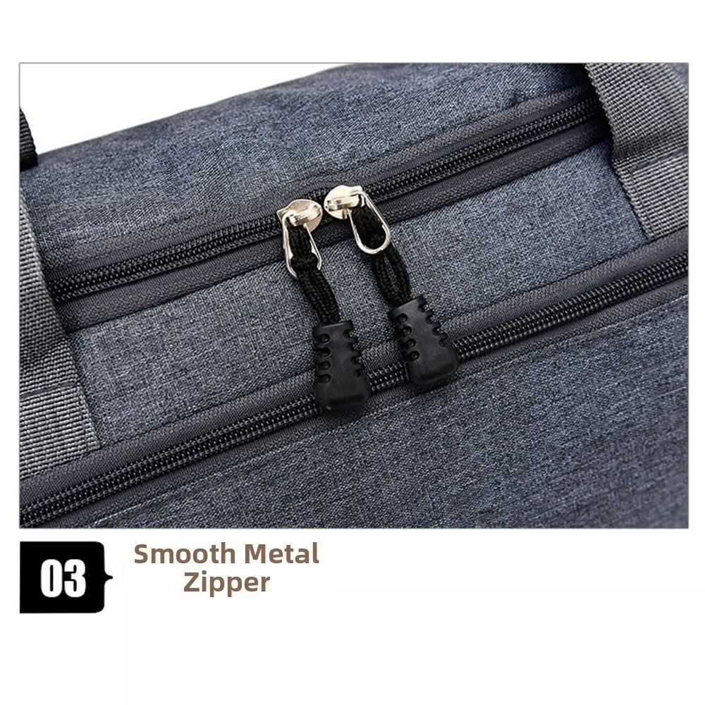 Portable Travel Duffel Bag Crossbody Waterproof Women's Fitness Handbag Wear-resistant Shoes Compartment Gym Shoulder Bag