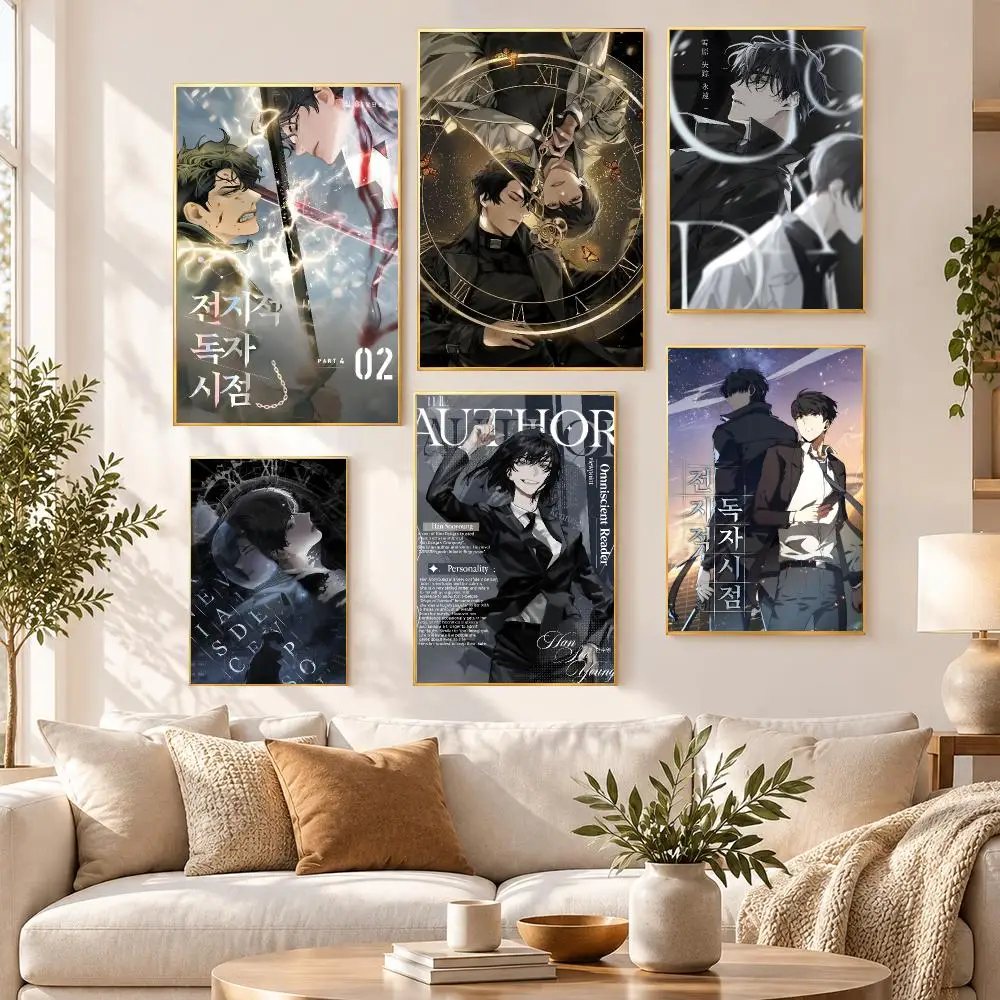 Anime Omniscient Readers Viewpoint Poster HD Waterproof PP Self Adhesive Aesthetic Bedroom Dorm Gaming Room Home Decor Gift
