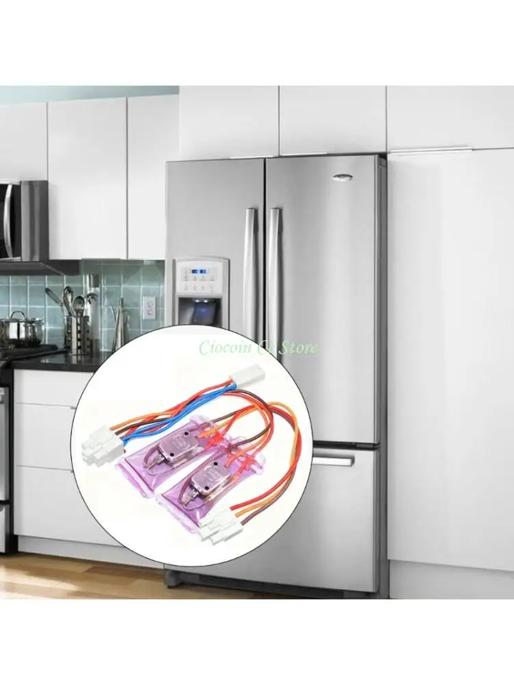 X90F Fridge Temperature Control Thermostat Repair Part, Refrigerator Defrost Control Assembly for Maintenance Work and Service
