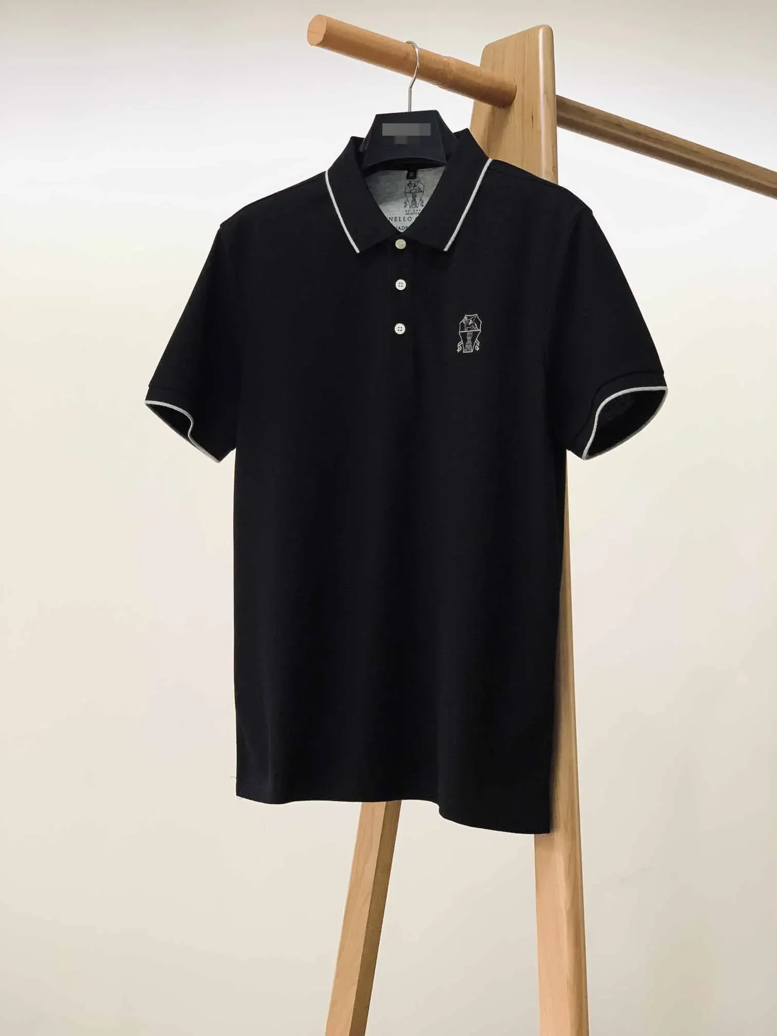

2024 DIKU Shirt silk men 2024 summer new short sleeve breathable thin embroidery quality big sizeM -3XL