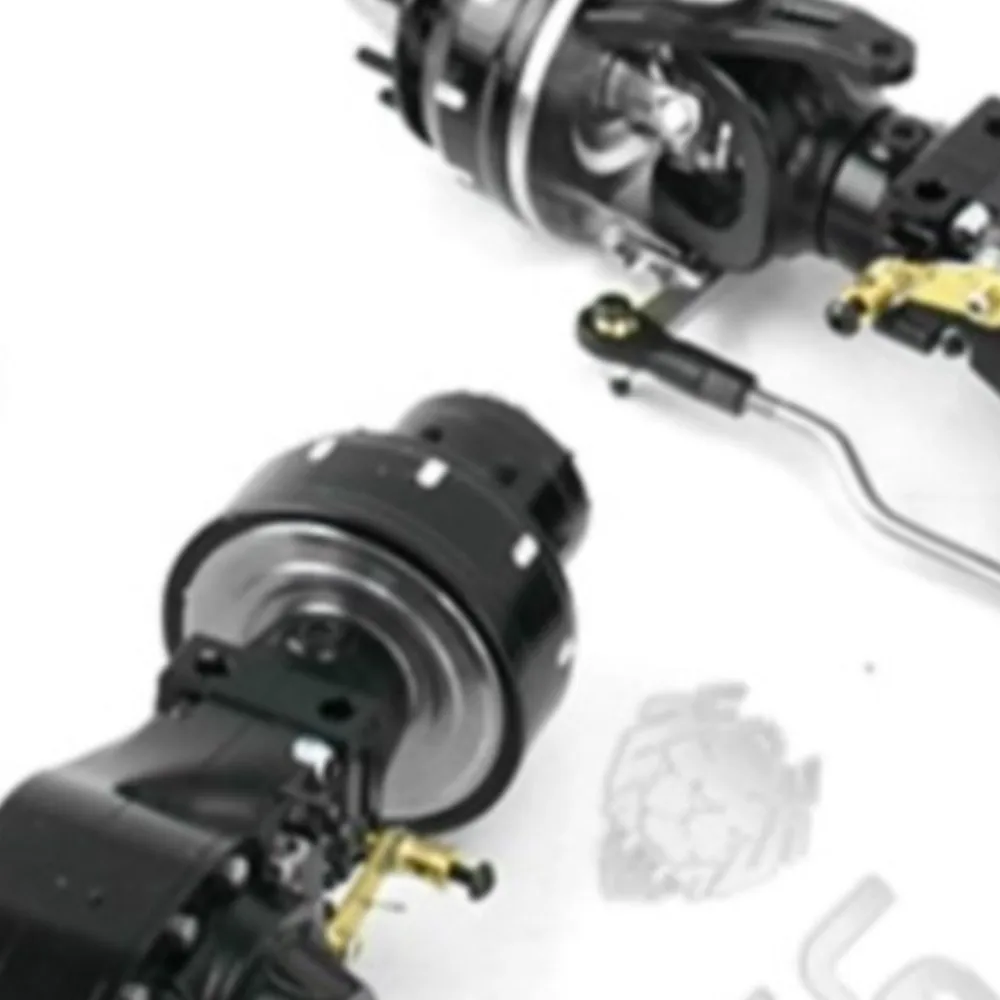 

LESU Metal Front Rear Wheel Reduction Axle Differential 4*4 6*6 8*8 1/14 Tamiyay RC Trucks DIY Car Spare Parts Toys TH17168