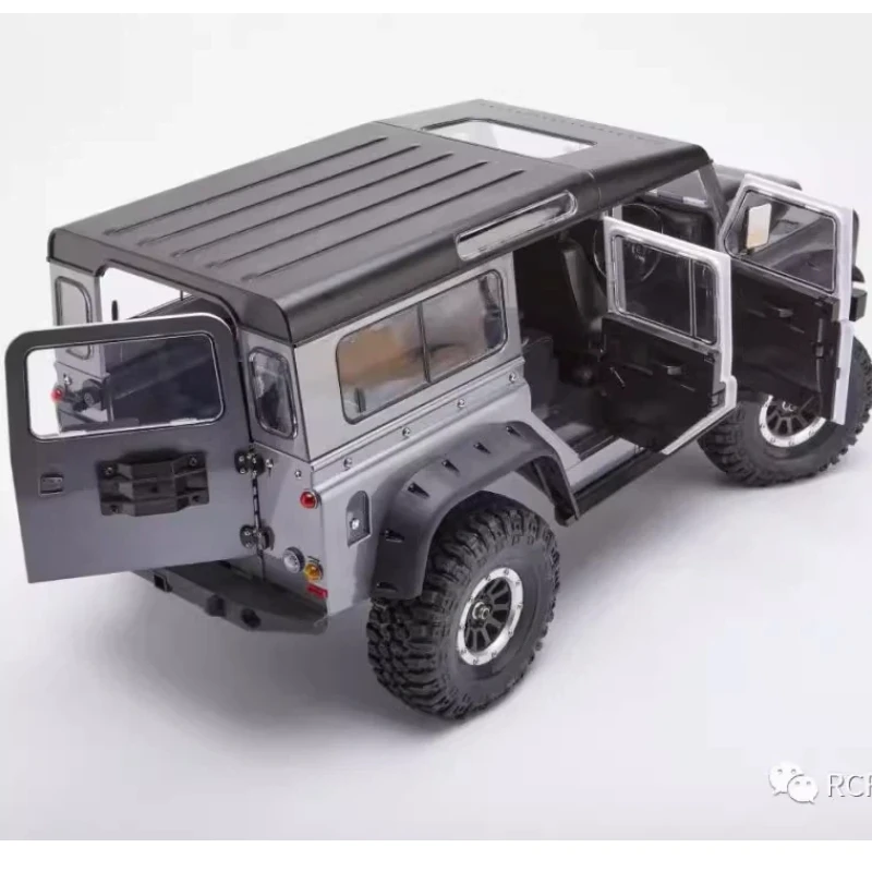 Modèle d'escalade électrique 4WD à l'échelle 1/10, voiture RC avec différentiel à coque dure, jouet de véhicule tout-terrain de Simulation à quatre roues motrices