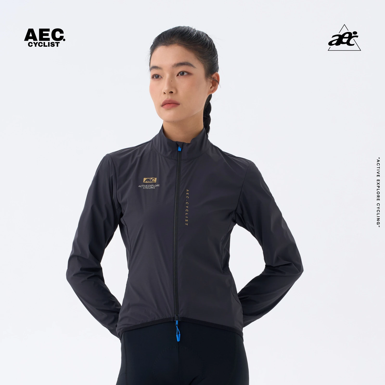 

AEC 2026 Women Cycling Jacket Windproof Long Sleeve YKK Zipper Bicycle Jersey Quick Dry Road Bike Clothing WIND CHASER SERIES