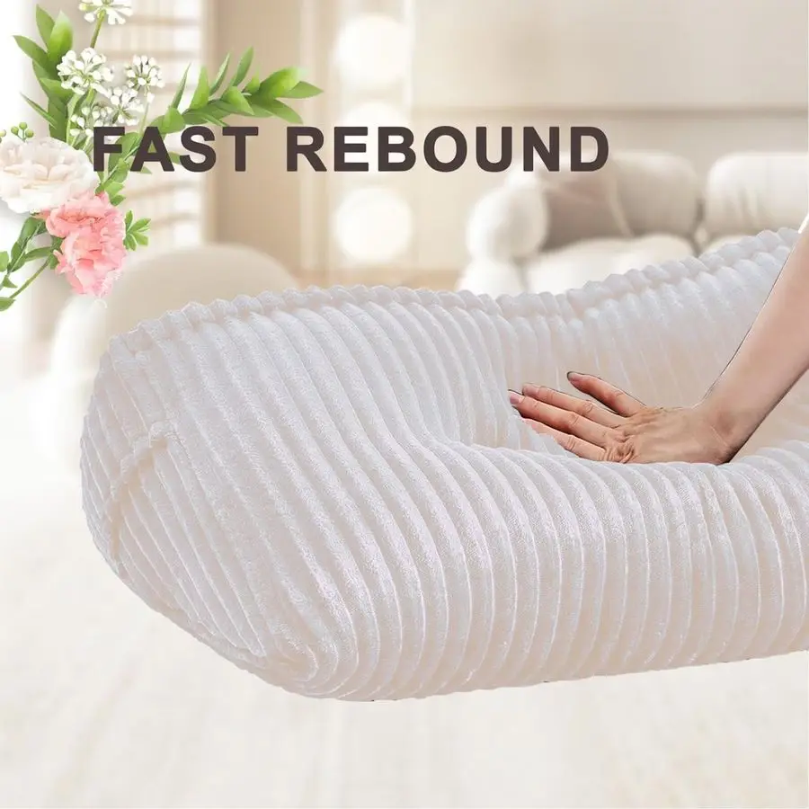 Almohada de cuña con soporte para espalda totalmente ajustable para sentarse en la cama, perfecta para leer. Incluye amplificador extraíble Cov lavable