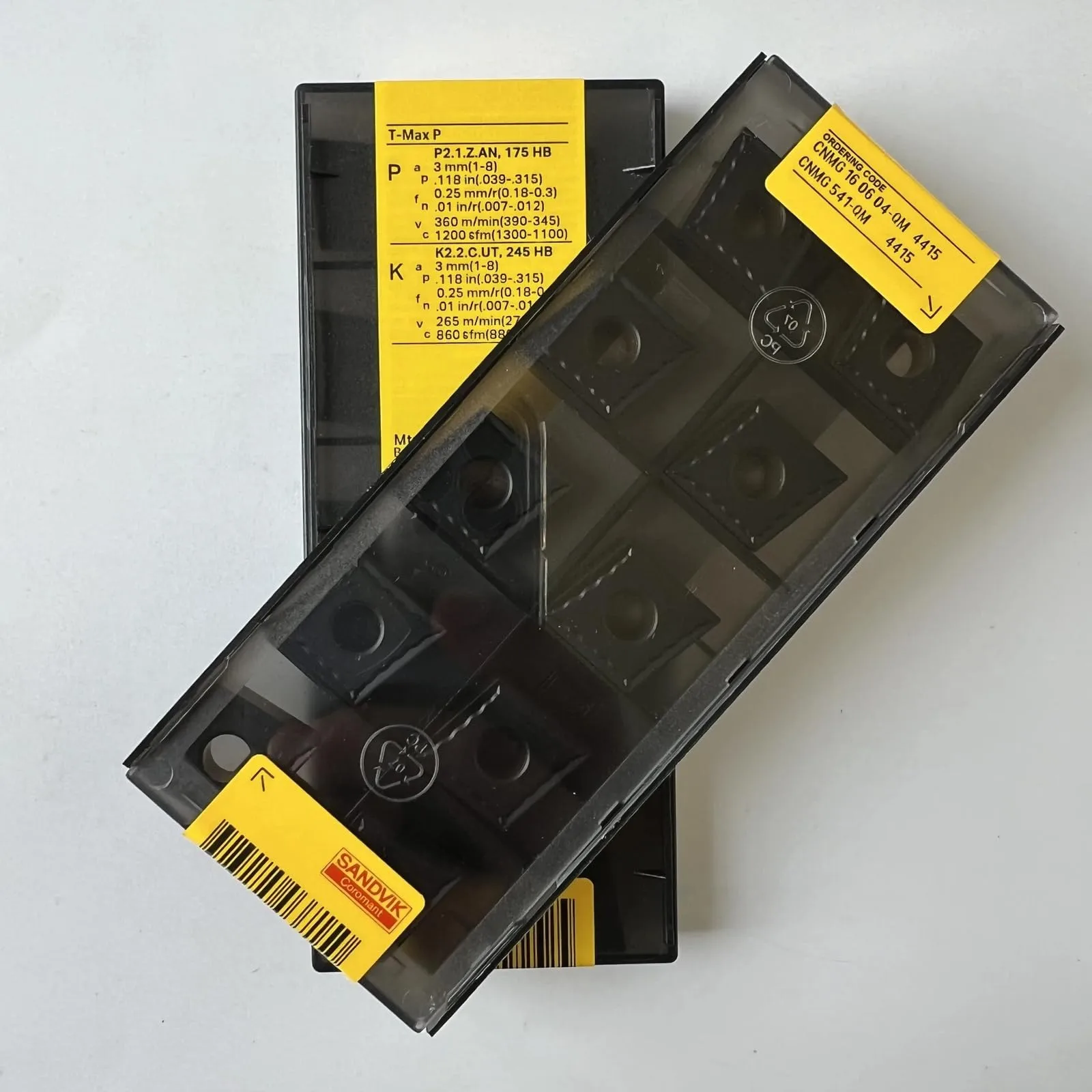 

Original SANDVIK / CNMG160604-QM 4415 / Hard alloy CNC Blade 10 Pcs