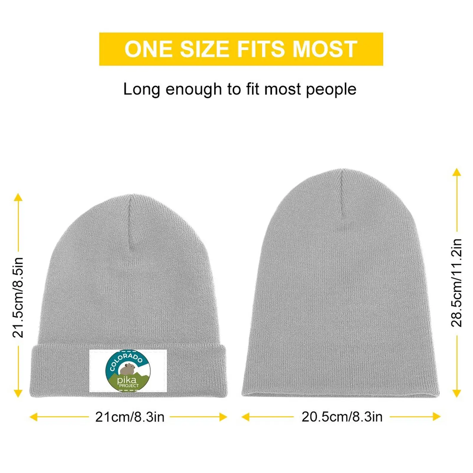 Colorado Pika Project Knitted Hat beach hat Sports Caps Bobble Hat Designer Hat Women Beach Fashion Men's