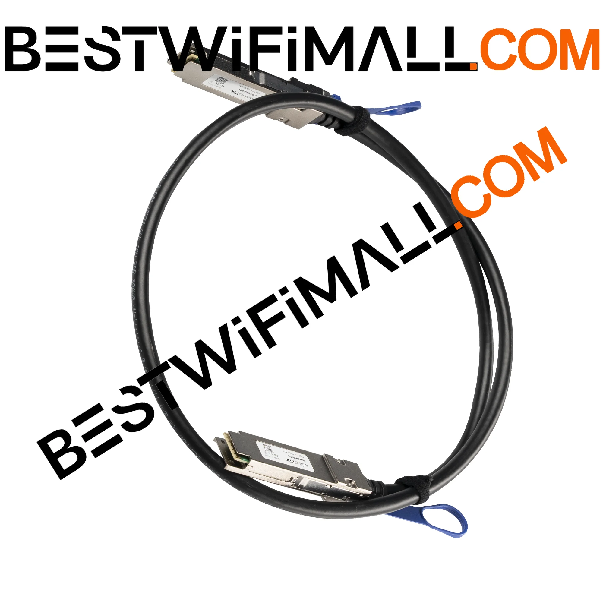 

MikroTik XQ+DA0001 A 40/100 Gbps QSFP28 Direct Attach Cable, 1M Enables Easy Direct Connectivity Between 2x100 Gigabit Devices