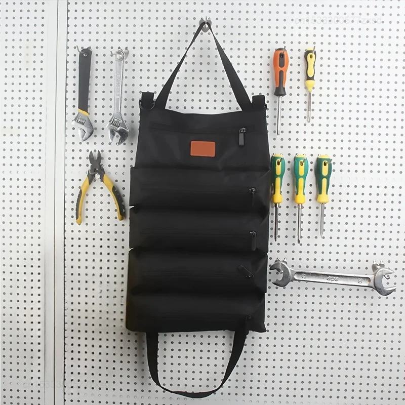 Multi Functional Oxford Portable Tool Storage Bag Wrench Screwdriver Pliers Roll Bag Electrician Organizer Car First Aid Kit