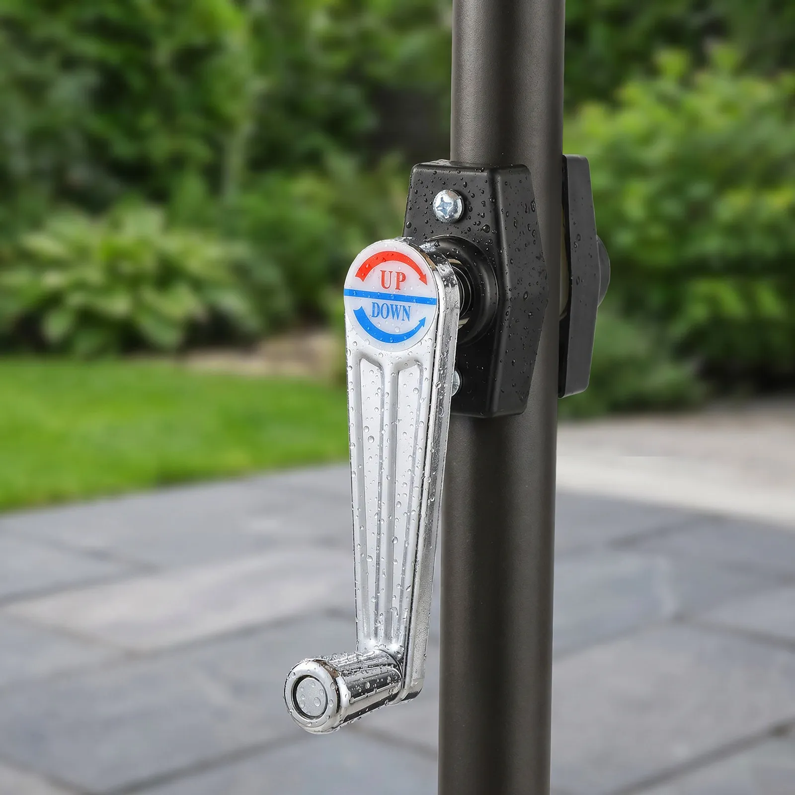Umbrella Hand Crank Garden Umbrella Hand Accessories Parasol Crank Handle For Picnic Beach Balcony Courtyard Garden Accessories