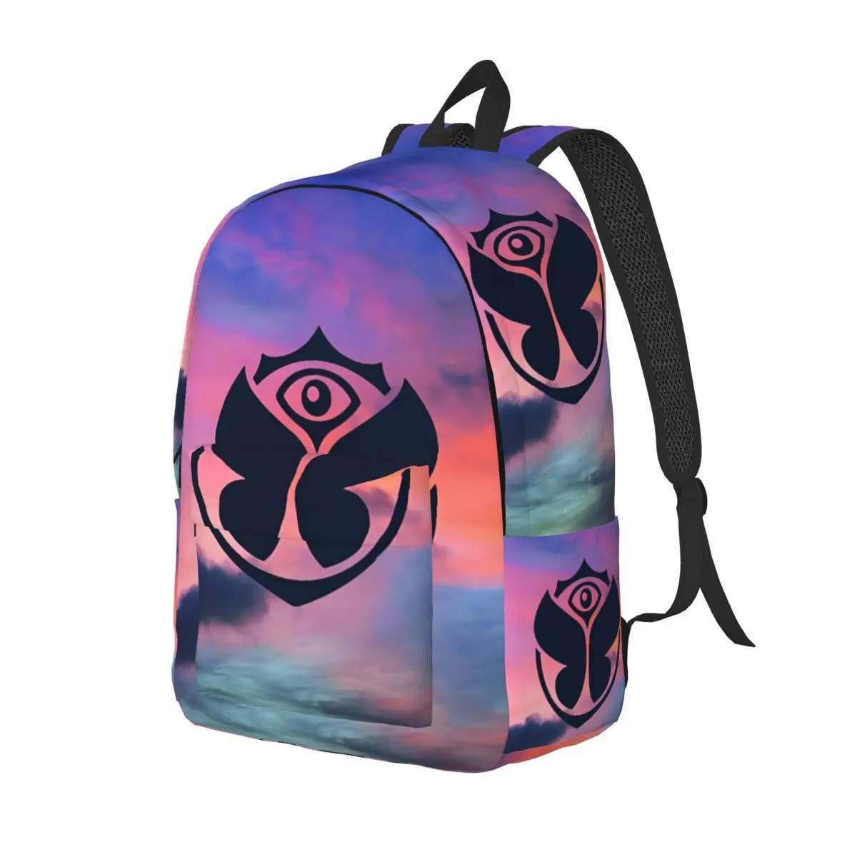 Tomorrowlands Music Festival Symbol Classical Backpack High School Hiking Travel Electric Dance DJ Daypack Laptop Shoulder Bag