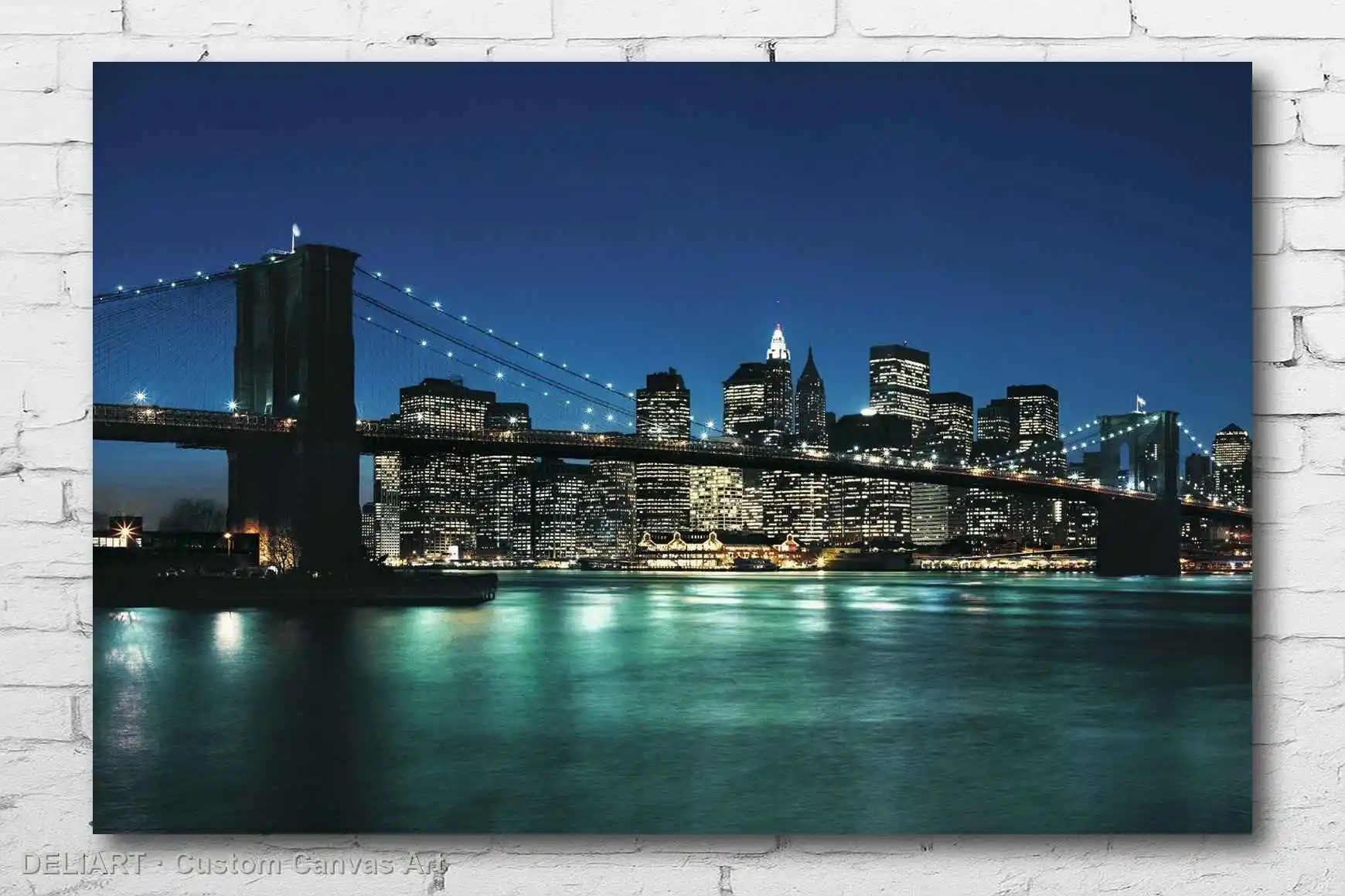 

NEW YORK CITY Canvas Poster - CITYSCAPE SKYLINE NYC Custom Size Available Room Decoration Home Decor Wall Art