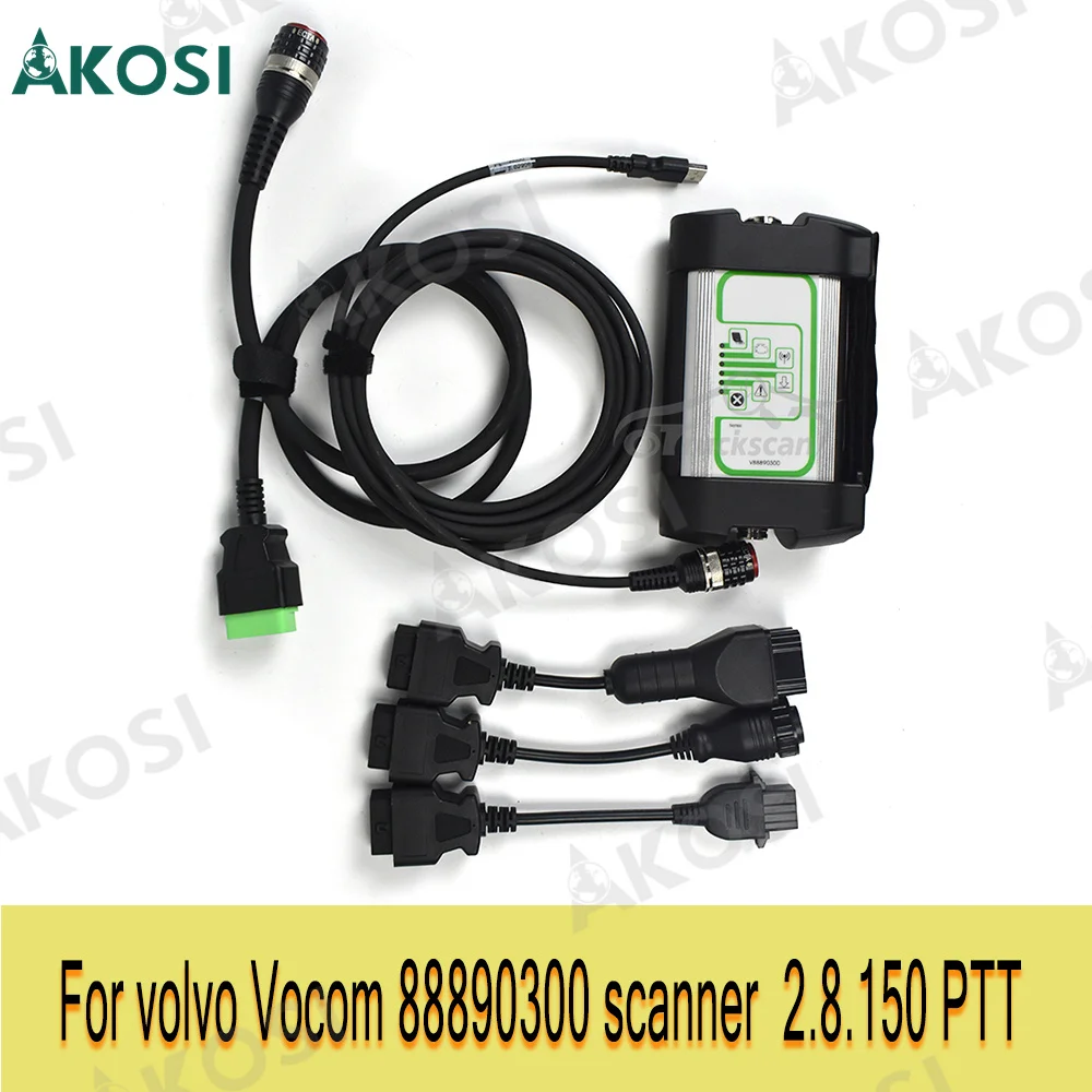 For  VOCOM 88890300+V2.8.150 PTT Tech Tool for  Renault/UD/Mack TRUCK Excavator diagnostic scanner tool