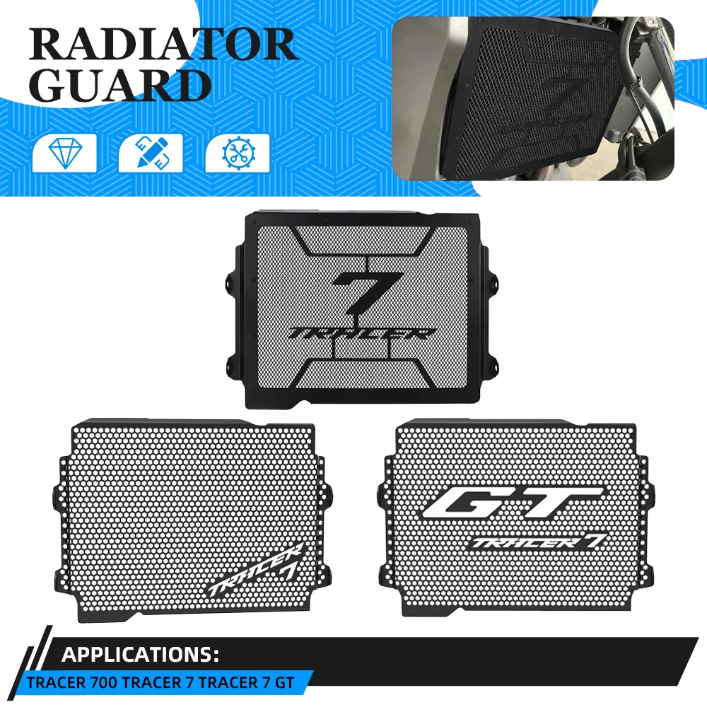 For Yamaha Tracer 700 2016-2017-2018-2019-2020-2021 Motorcycle Radiator Guard Protector Cover Tracer 7 GT 2021-2022-2023-2024