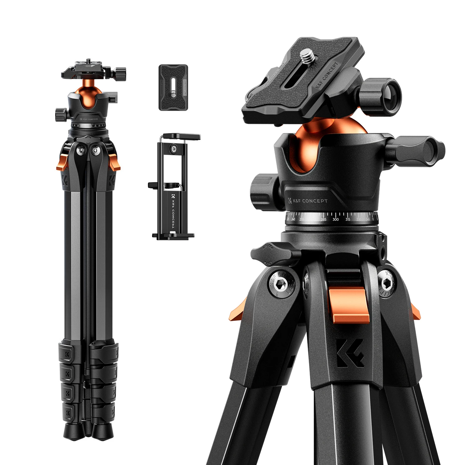 tripode-de-aluminio-para-camara-k-f-concept-con-cabezal-de-bola-compatible-con-arca-tripode-portatil-ligero-de-63-pulgadas-carga-maxima-de-221-lb-para-telefono-inteligente