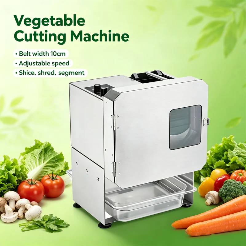  Commercial Small Desktop Multi-Function Vegetable Cutting Machine Slicer Shredder Cutter For Garlic Scapes Celery Carrot