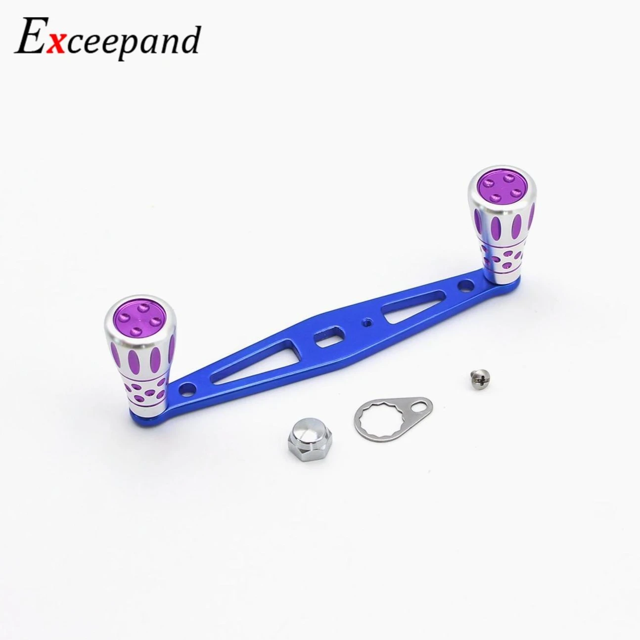 Exceepand alça de carretel de fundição reta e poderosa para abu garcia dlc daiwa lexa shimano cura carretel de tambor de arremesso botão cnc