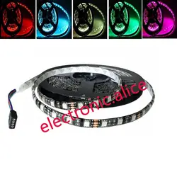 5050 RGB flessibile LED Strip light 60leds/m 12V 0.5/1/2/3/4/5m Non impermeabile/impermeabile Home KTV Bar Holiday Decro LED Tape Lamp