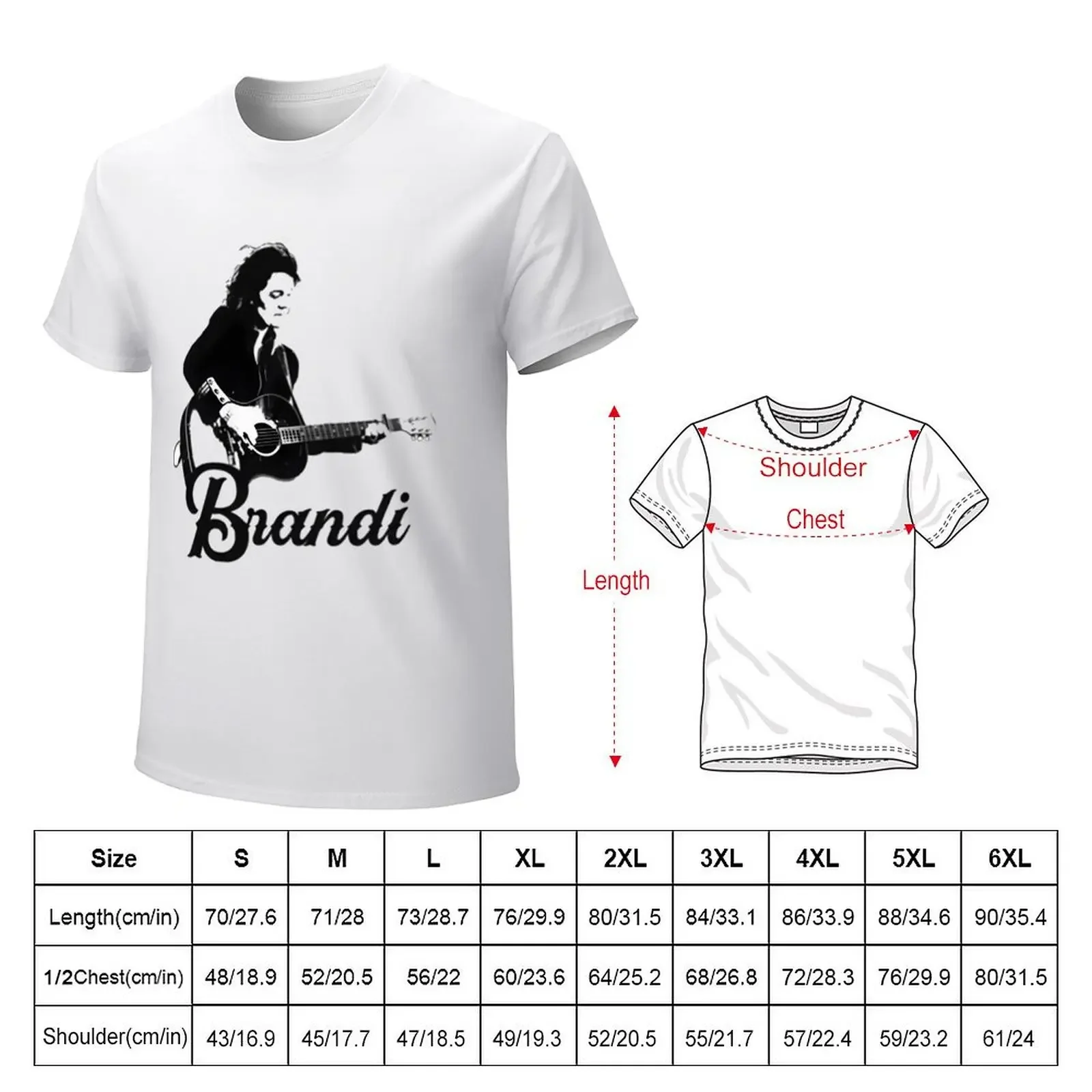 BRANDI CARLILE - best of singer american favorite brandi carlile \t \t\t T-shirt korean fashion customs tees mens tall t shirts