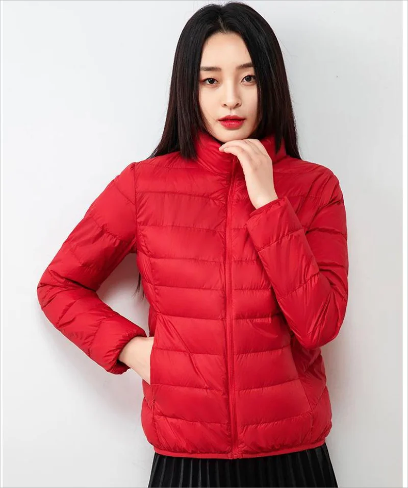 2023 Winter women's cotton clothing ultra light cotton coat warm women's short slimming fashion coat