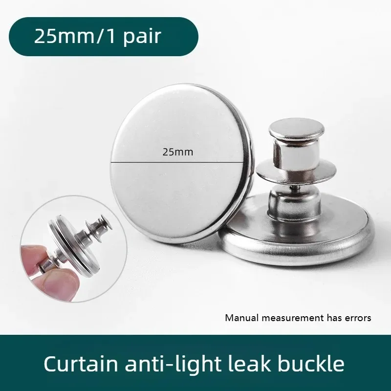 4/8 Packs of Magnetic Curtain Buttons, Detachable Curtain Clips To Prevent Light Leakage and Allow For