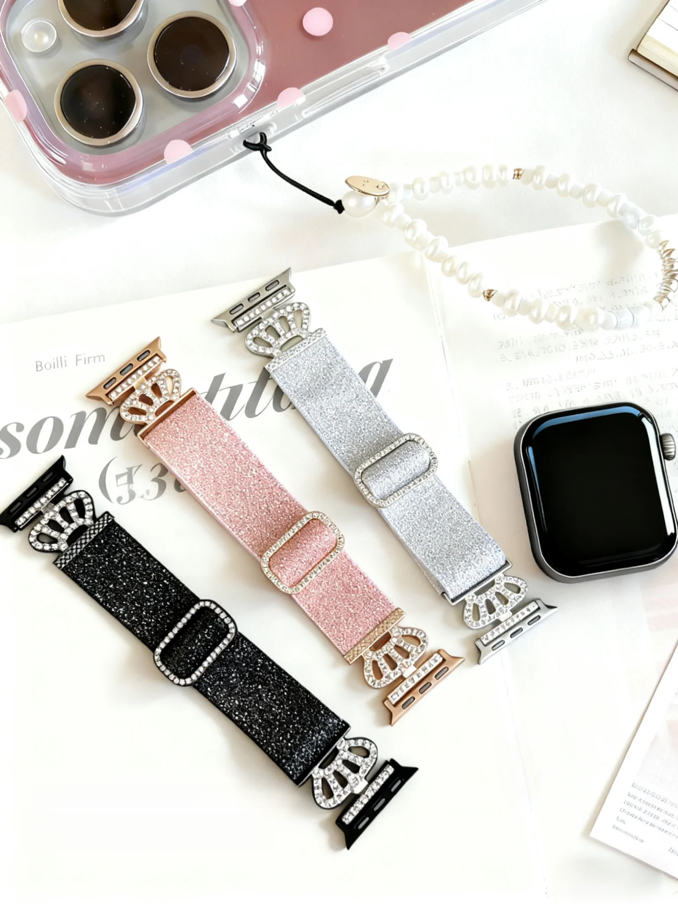 لينة النايلون مشبك حزام ساعة اليد ل سوار ساعة يد أبل الترا 46 44 45 40 مللي متر 42 مللي متر ل iWatch سلسلة 11 10 9 8 7 6 5 4 SE 3 فتاة النساء