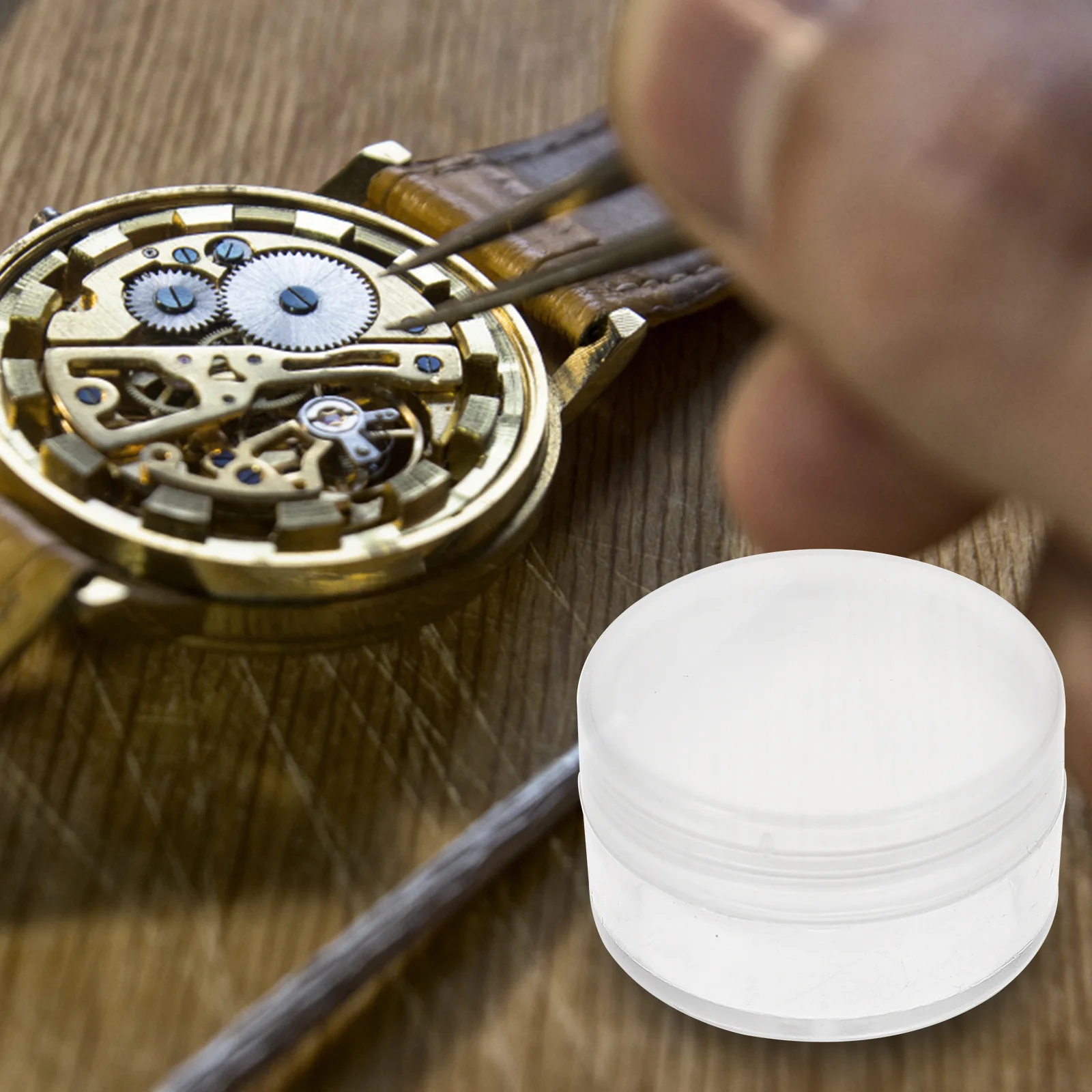 10 Pcs Watch Parts Box Case Organizing Clock Repair Tool Diamond Earrings Plastic