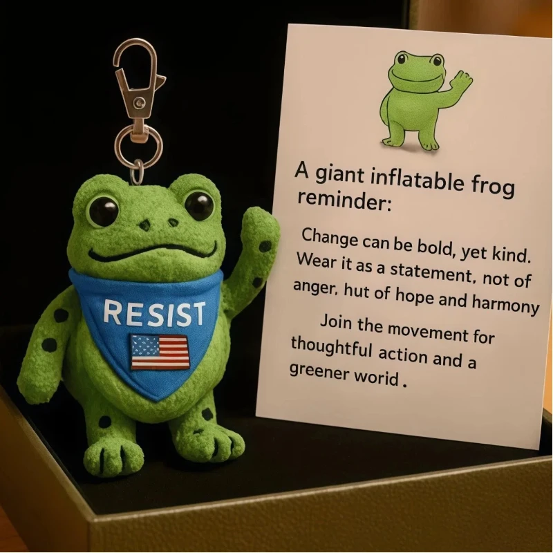 Cute Cartoon Frog Plush Pendant Keychain Stuffed Toy Kawaii Anime Collectible Gift Kids Girls Boys Holiday Birthday Home Decor