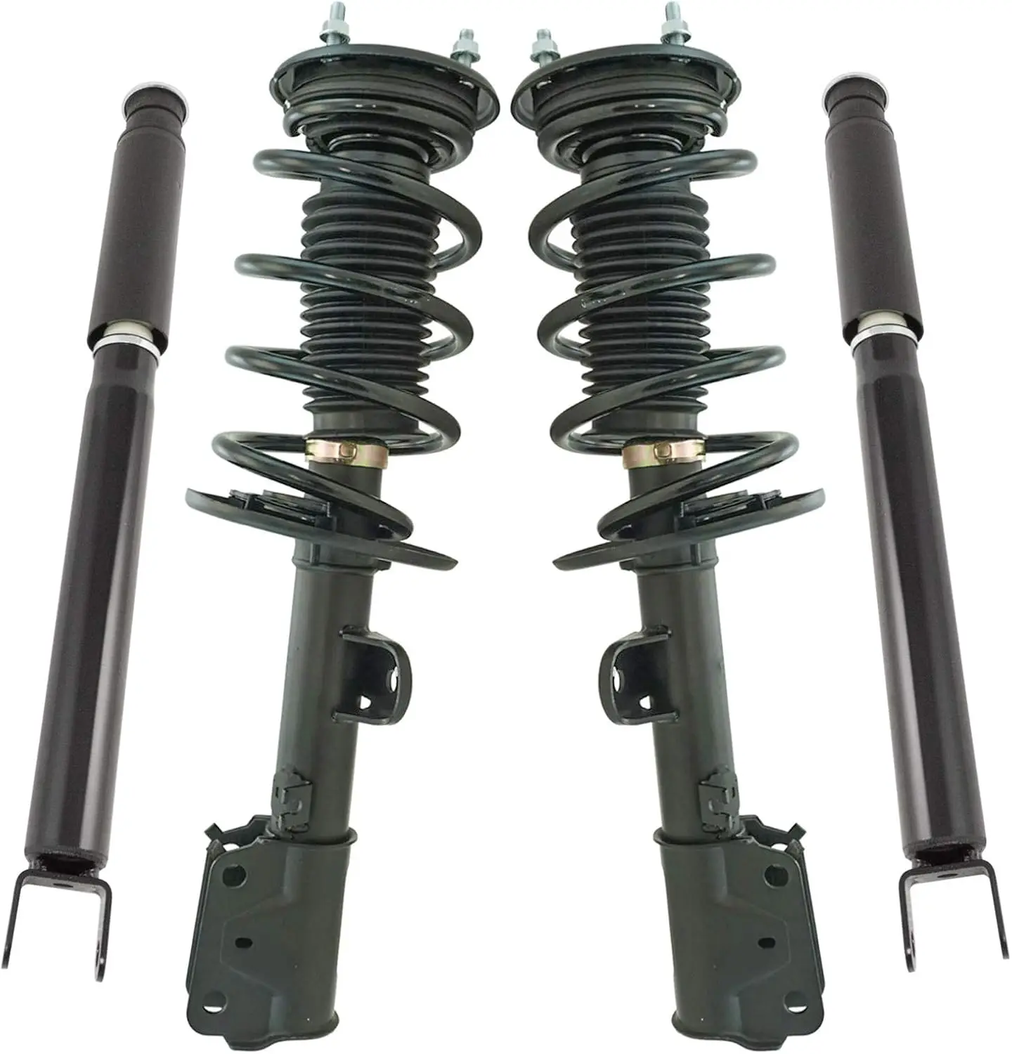 

Front and Rear Complete Strut Assembly & Shock Absorber Kit Complete Strut & Coil Spring Assembly Compatible with 2013-2019 Ford
