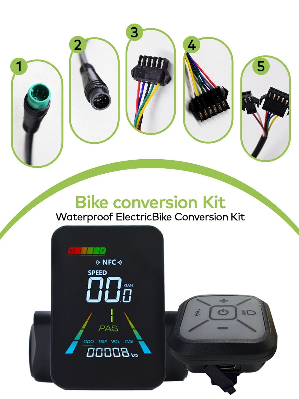 AliExpress Haytrix F3-F4【UART2】Turn On The NFC Waterproof Bicycle Computer EBike Cycle Computer Cycling Odometer Speedometer Bike Computer