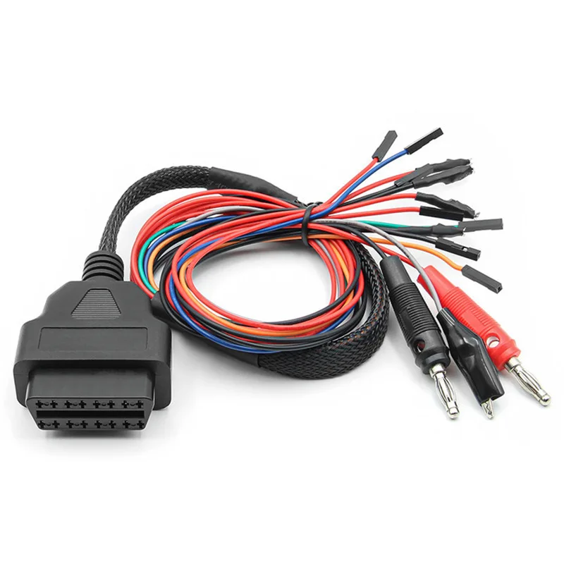 ECU Bench Pinout Cable MPPS V18 V21 Tricore OBD2 Breakout Cable 12V Switch Voltage Detection Programming Diagnostic Adapter