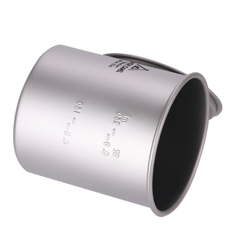 Rover Camel Titanium Camping Mug 375ml 550ml 750ml Fold Portable Titanium Tableware Bowl Cup Outdoor Picnic water Cup