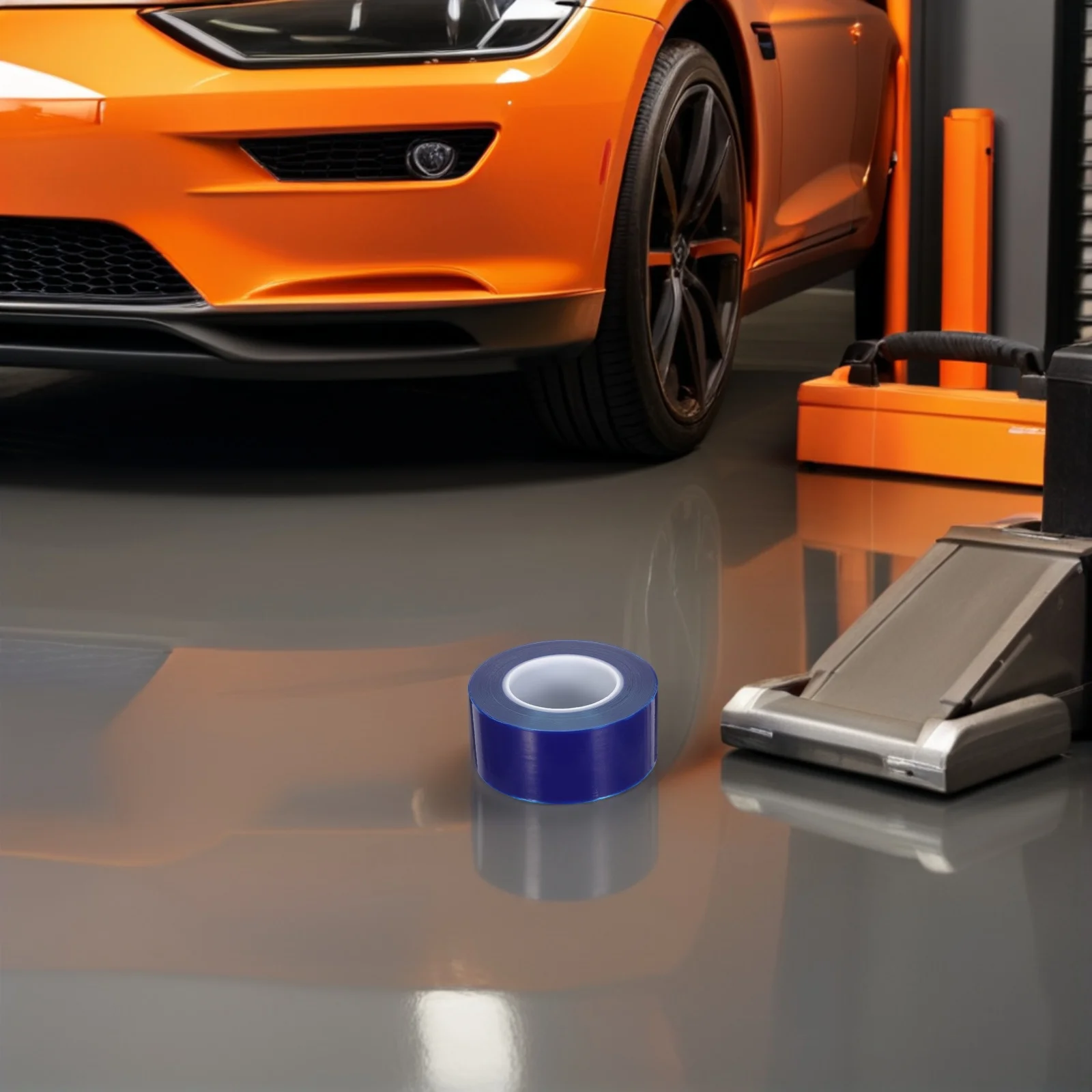 

1 Roll 2.36In X 656Ft Pe Rim Protection Tape Wheel Protector For Car Tire Changing Scratch Resistant Film Removable