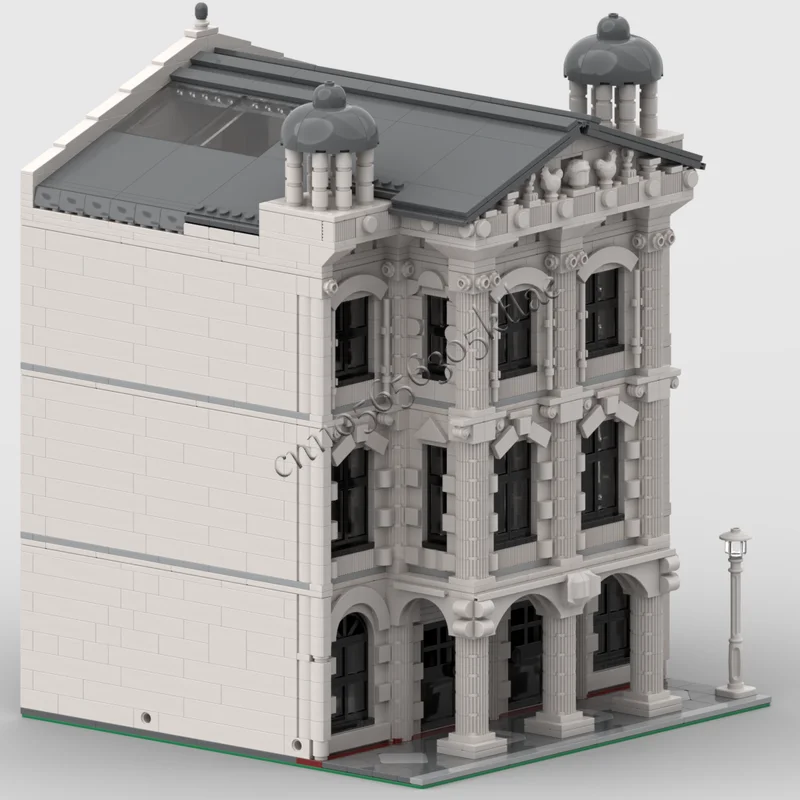 3582 Moc シティアーキテクチャシリーズクラシックホワイトビルディングブロック DIY セット組立ビルディングブロックおもちゃ子供のクリスマスギフト