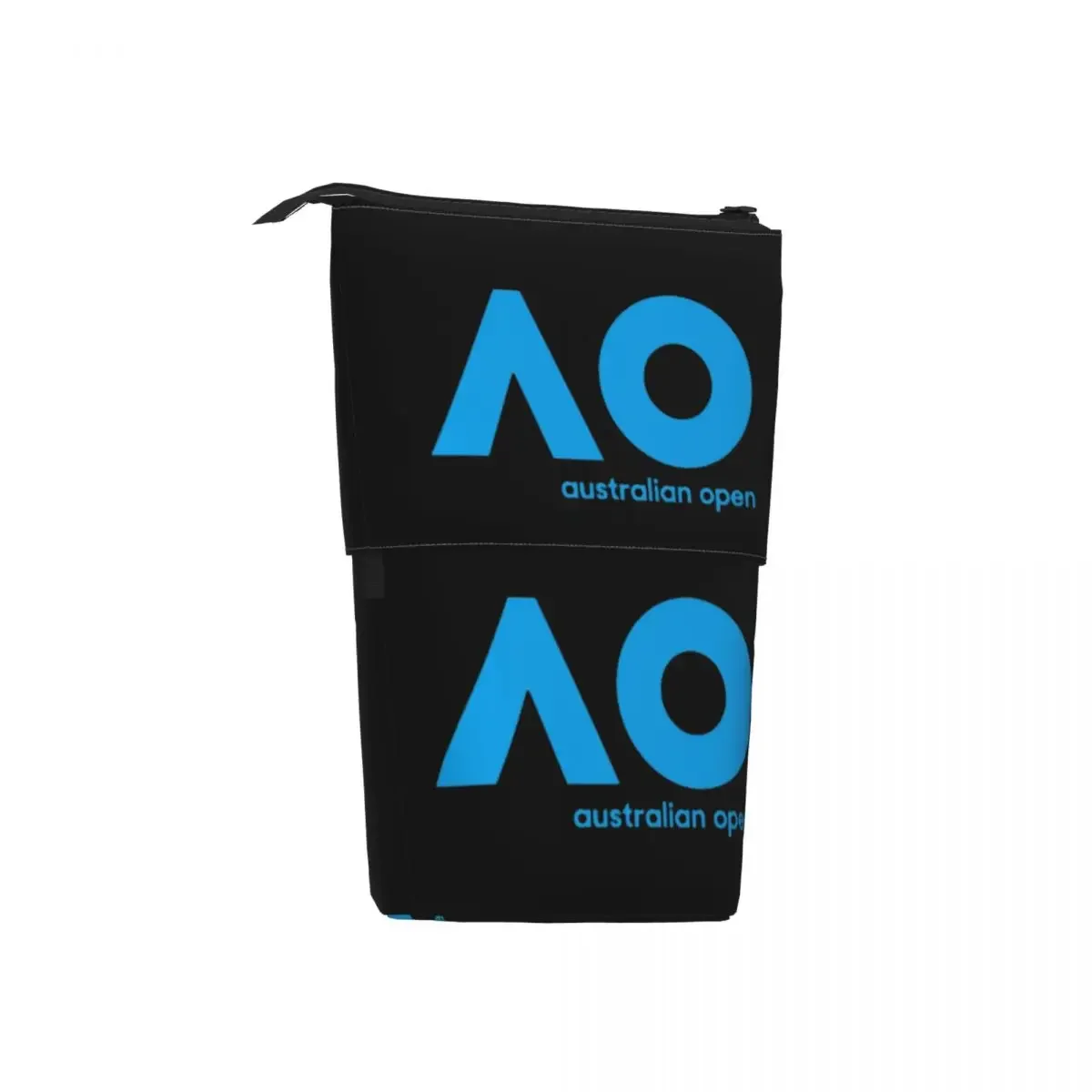 Australian Open AO (Blue Version) Reversible Pencil Case Pencil Pouch Storage Pencil Bag for Boy Girl Gifts