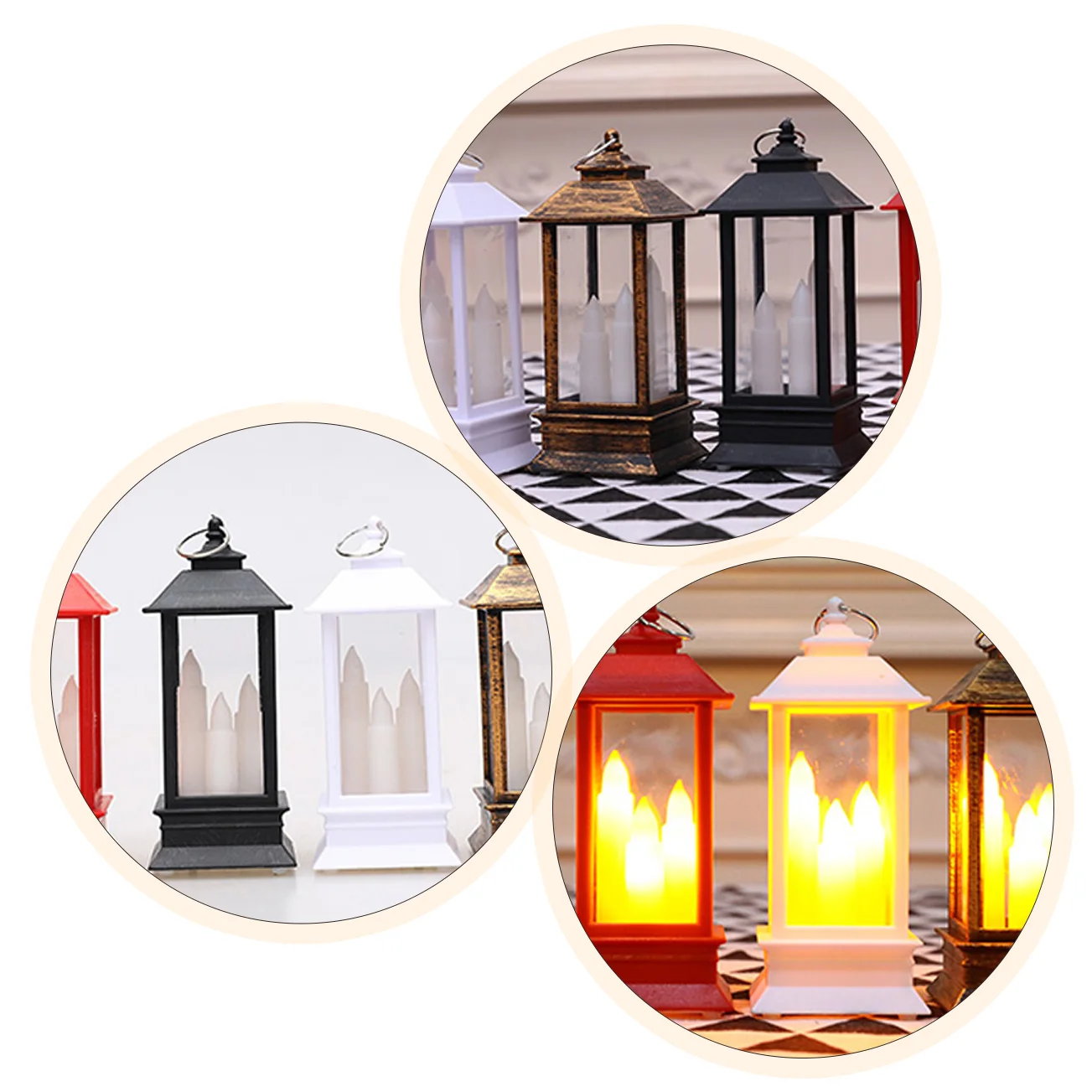 

Simulation Lantern Flickering Night Decors Xmas Lamp Party Adornment Christmas Halloween