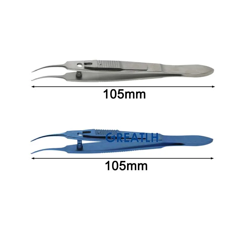 Eyelid Tools Strabismus Forceps Tweezers Fixation Forceps Clamp Autoclavable Ophthalmic Instrument