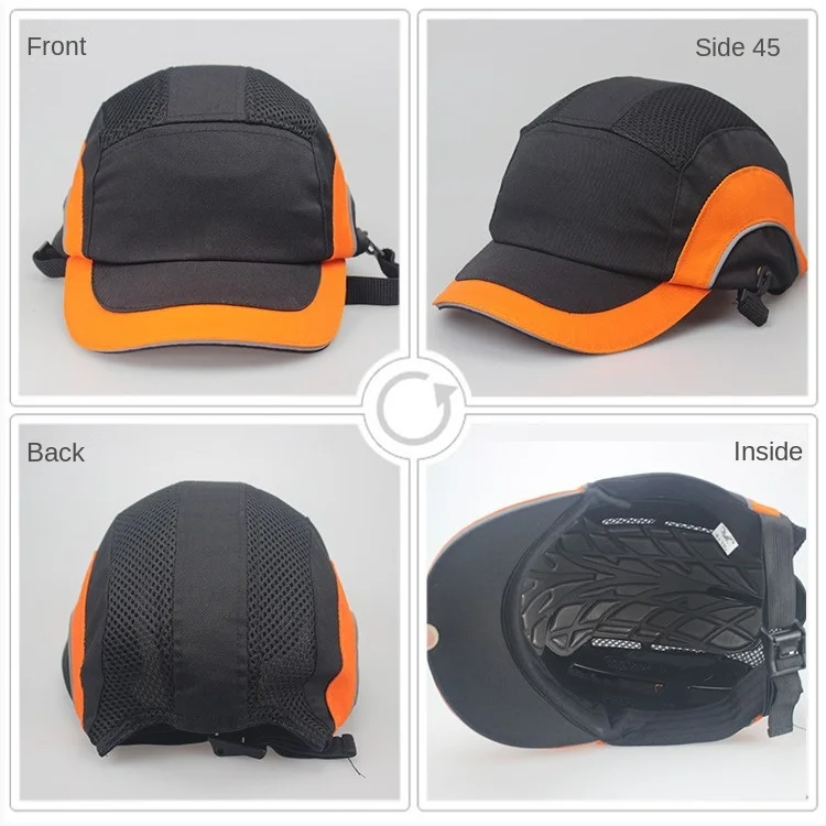 Imagem -03 - Protetor Anti-colisão Hard Hat Bump Safe Cap Baseball Estilo Cabeça Proteção Segurança do Trabalho Reparação do Capacete