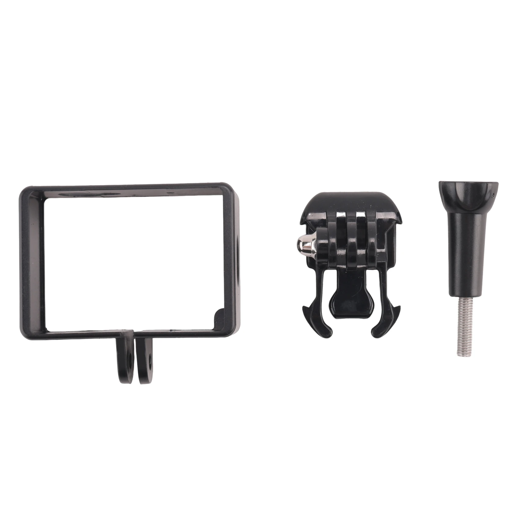 SMIEA Carcasa protectora Marco de borde lateral para Xiaomi Yi Xiaoyi Accesorios de cámara deportiva de acción Negro