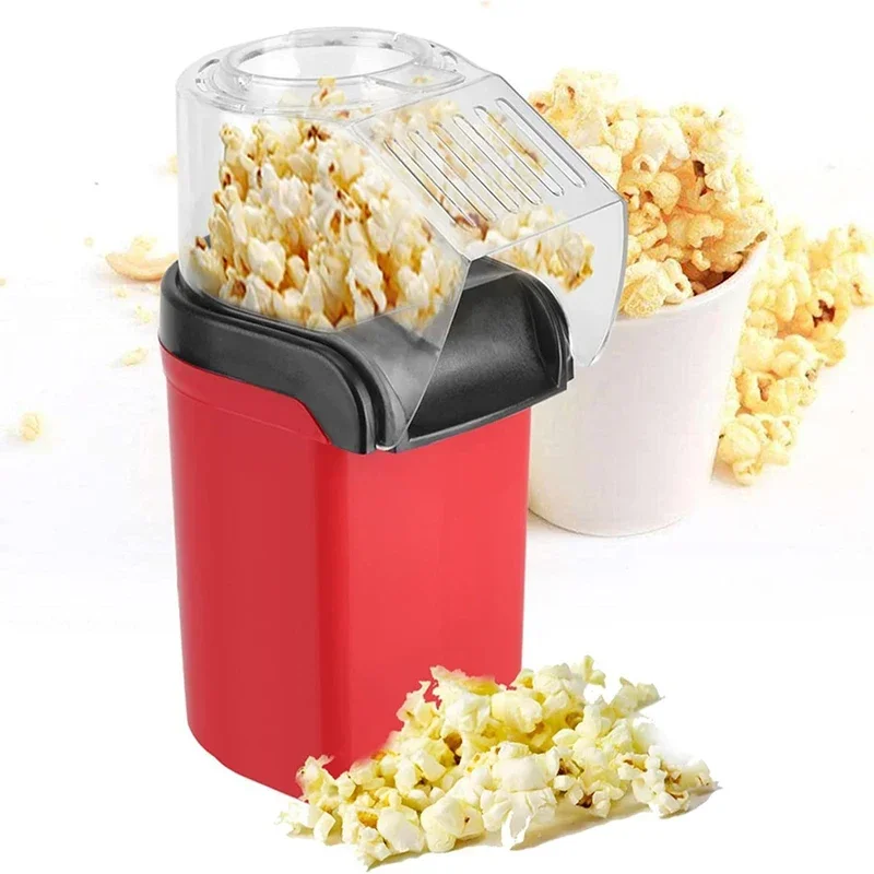 Electric Popcorn Machine Mini Fully Automatic Popcorn Machine Kitchen High Popcorn Rate Quick Production Air Popcorn Machine