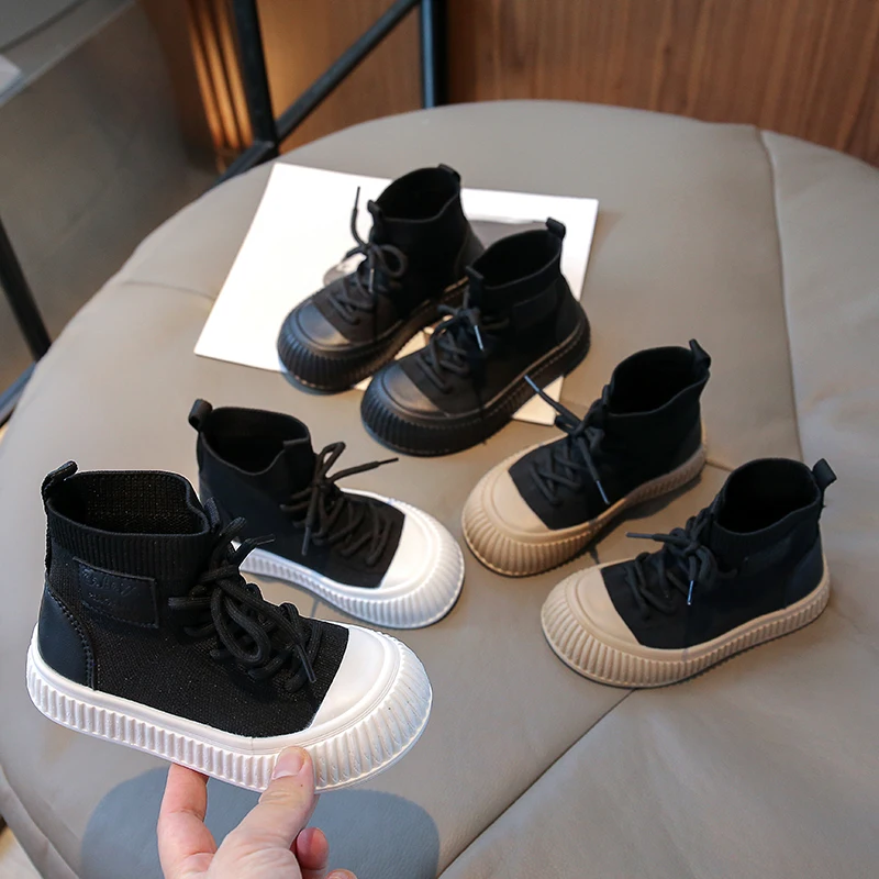 

2025 New Children's Boots Children's Shoes Autumn Fashion Style Sports Shoes for Boys Comfortable and Non Slip Детская Обувь