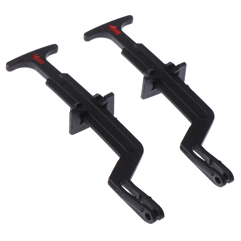 2Pcs/Set Bonnet Hood Release Rod Lock Latch Black Handle Clips 3B0823593 For Volkswage Passat B5 / B5.5 1998-2004