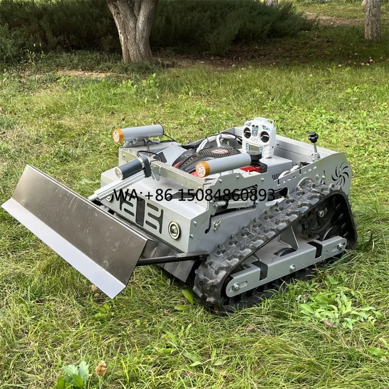 GardeningIndustrial Cordless 4-Stroke 550mm Manufacturer For Sale Low Price Remote Control Crawler Intelligent Snow Clearing Rob
