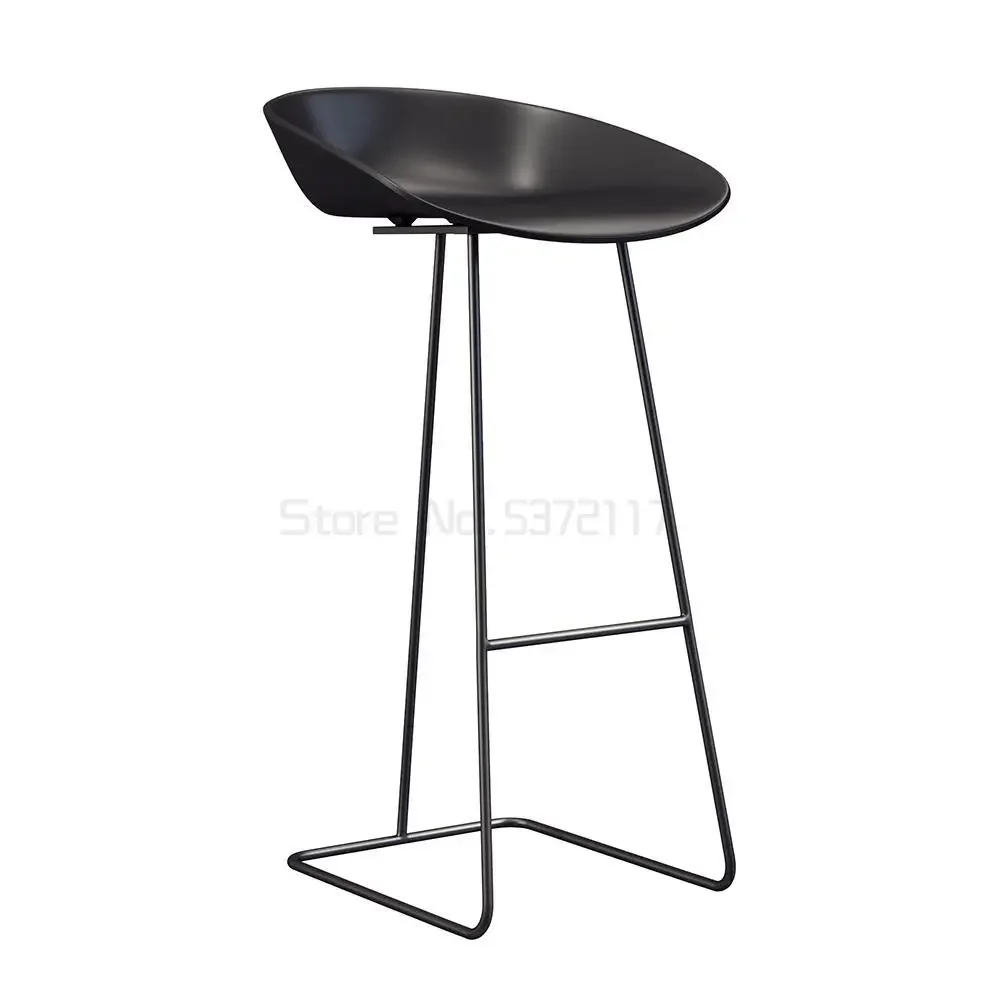 Nordic bar stool wrought iron creative simple bar chair cafe gold bar stool front high stool