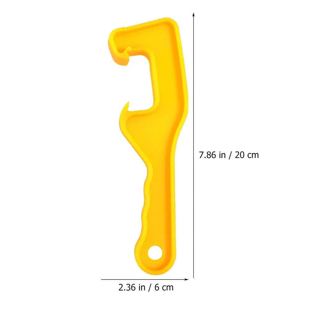 10Pcs Ergonomic Plastic Gallon Bucket Wrench Paint Can Lid Opener Compact Lightweight Tool for Paint Buckets Jars Tins Bottles