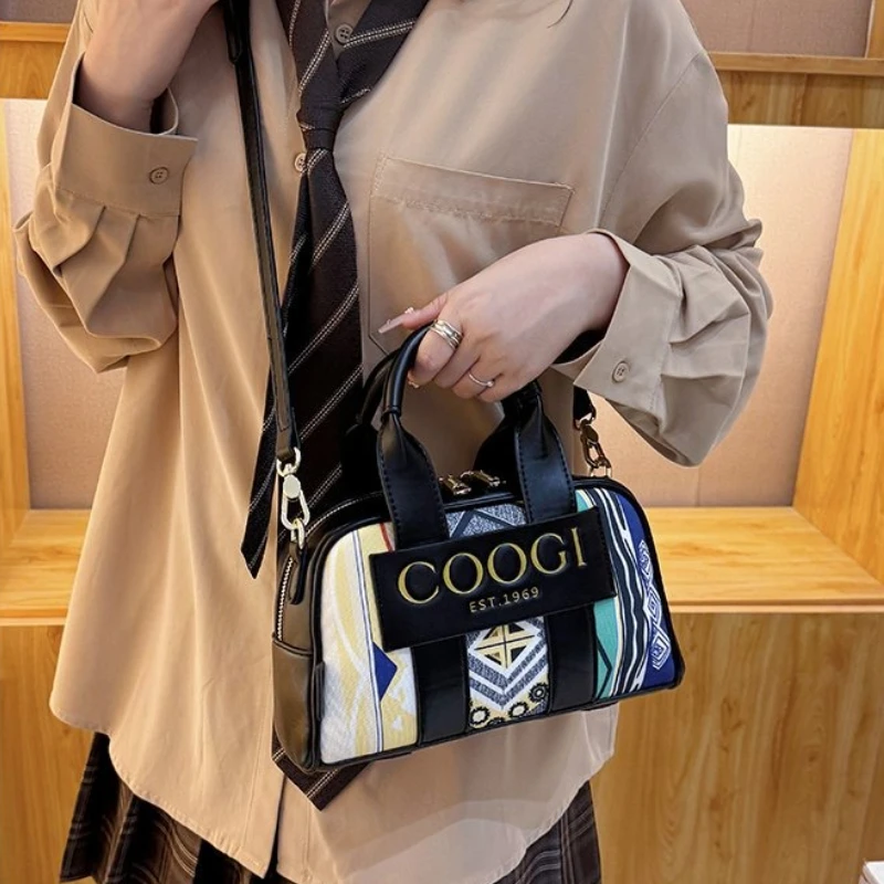 

Большая вместительная сумка-тоут с деталями в стиле майя, модная сумка на одно плечо, идеально подходящая для работы и отдыха.